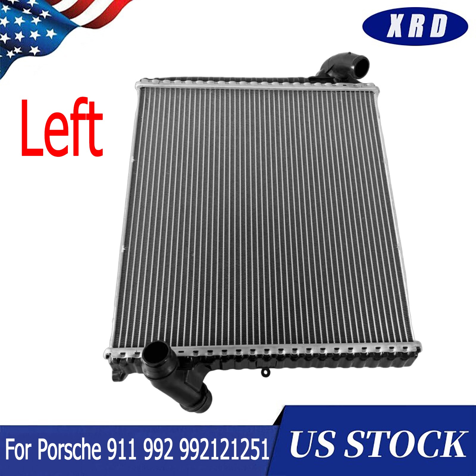 Fits For Porsche 911 992 Carrera Axiliary NEW Coolant Radiator Left 992121251