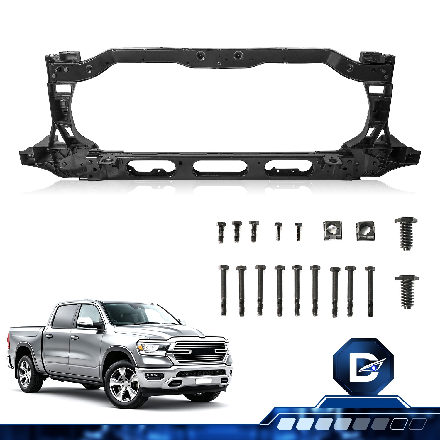 2019 2020 2021 2022-2024 For Dodge Ram 1500 Front Radiator Support 68403786AD