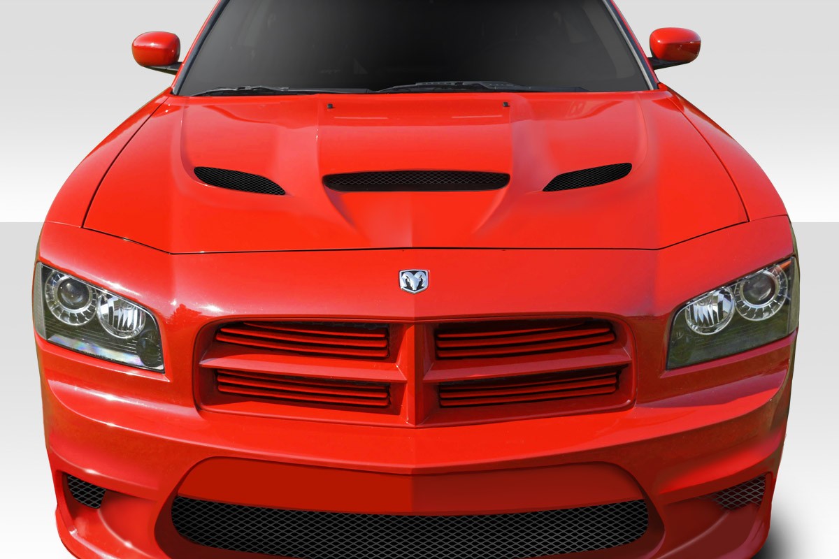 For 2006-2010 Charger Duraflex Hellcat Look Hood - 1 Piece