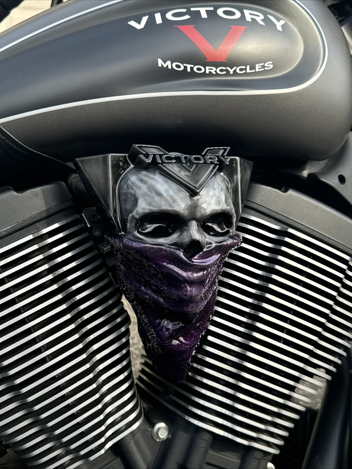 Bandana Skull  theme Victory Jackpot Vegas  Cheese Wedge-Purple