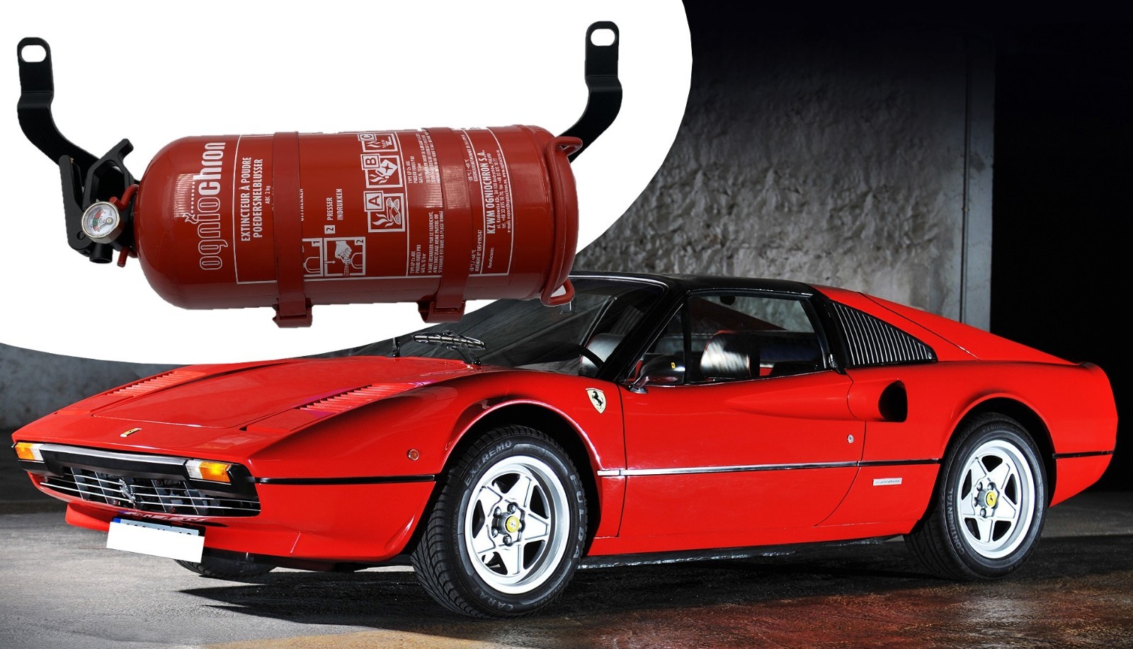 Fire Extinguisher Bracket Holder Mount for Ferrari 308 GTB/GTS