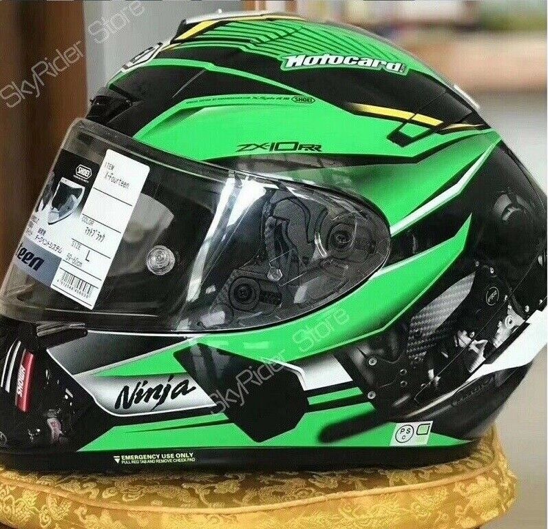 X14 Motorcycle Full Face Helmet Kawasak i ZX10R Marquez Motorbike Moto GP Helmet