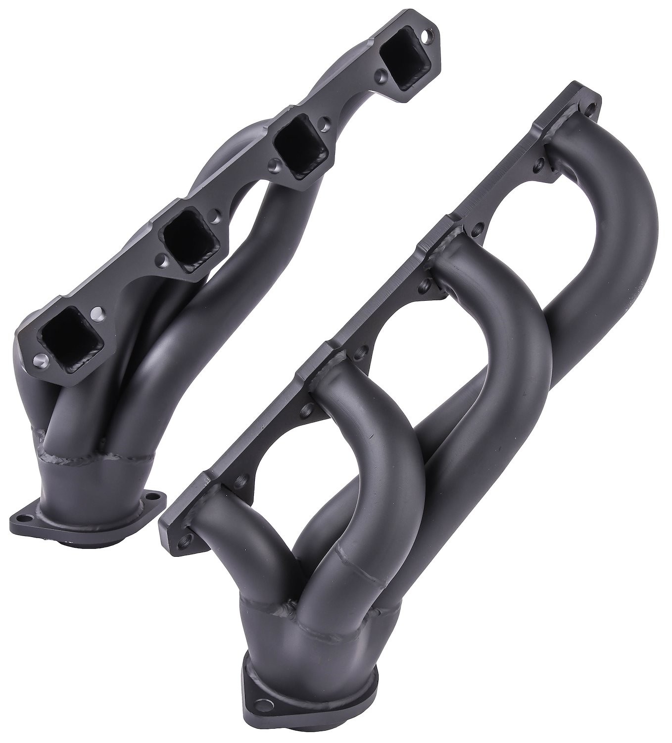 JEGS Painted Black Shorty Headers for Small Block Ford Mustang, Cougar, Falcon,