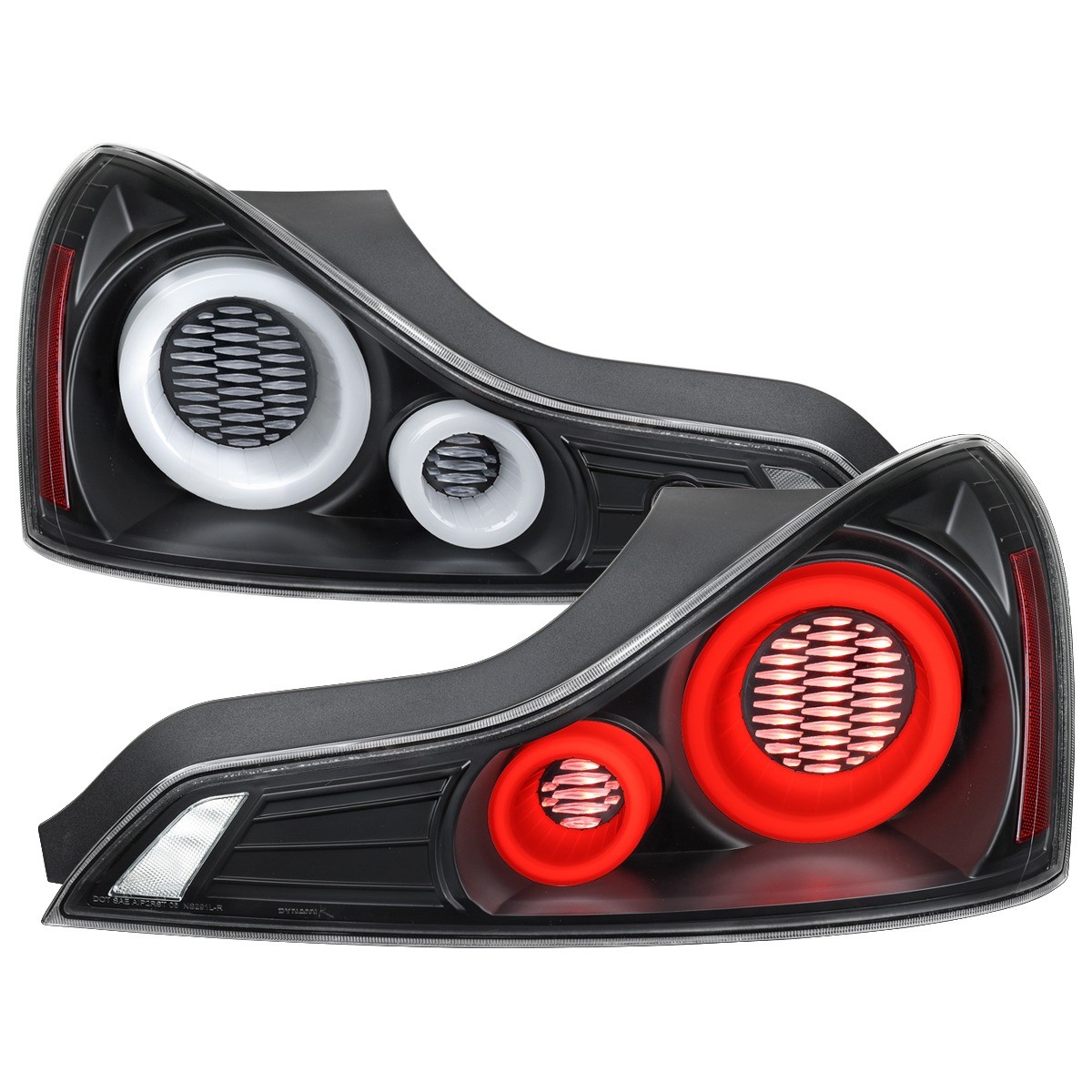 Fit 2008-2013 Infiniti G37 Coupe 2014-2015 Q60 Black Sequential LED Tail Lights