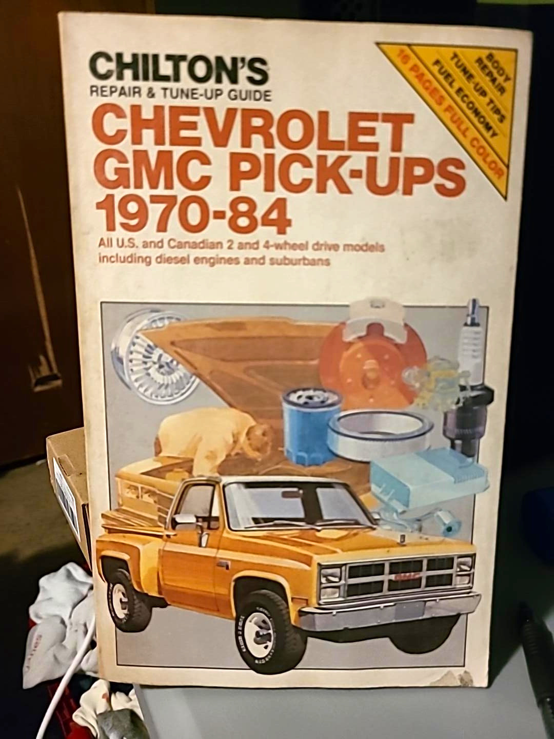 Chilton Chevrolet GMC Pick-Ups Suburban 1970-84 Repair Tune-Up Manual Vintage