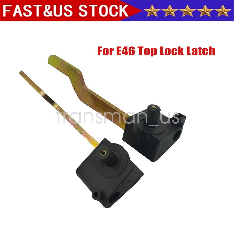 For 2000-06 BMW M3 E46 Convertible Top Lock Latch Lever Repair Kit RH & LH Pair
