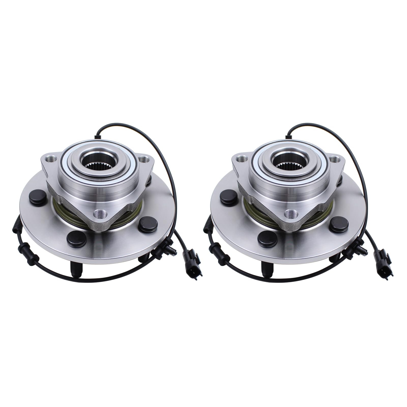 MOTOKU Pair Front Wheel Bearings and Hubs Assembly