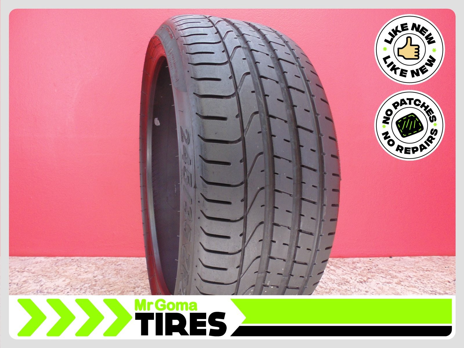 1 Pirelli P Zero NO 245/35R20 Used Tire 9.0/32 Tread Porsche Pzero 2453520 1 Pirelli P Zero NO 245/35R20 Used Tire 9.0/32 Tread Porsche Pzero 2453520