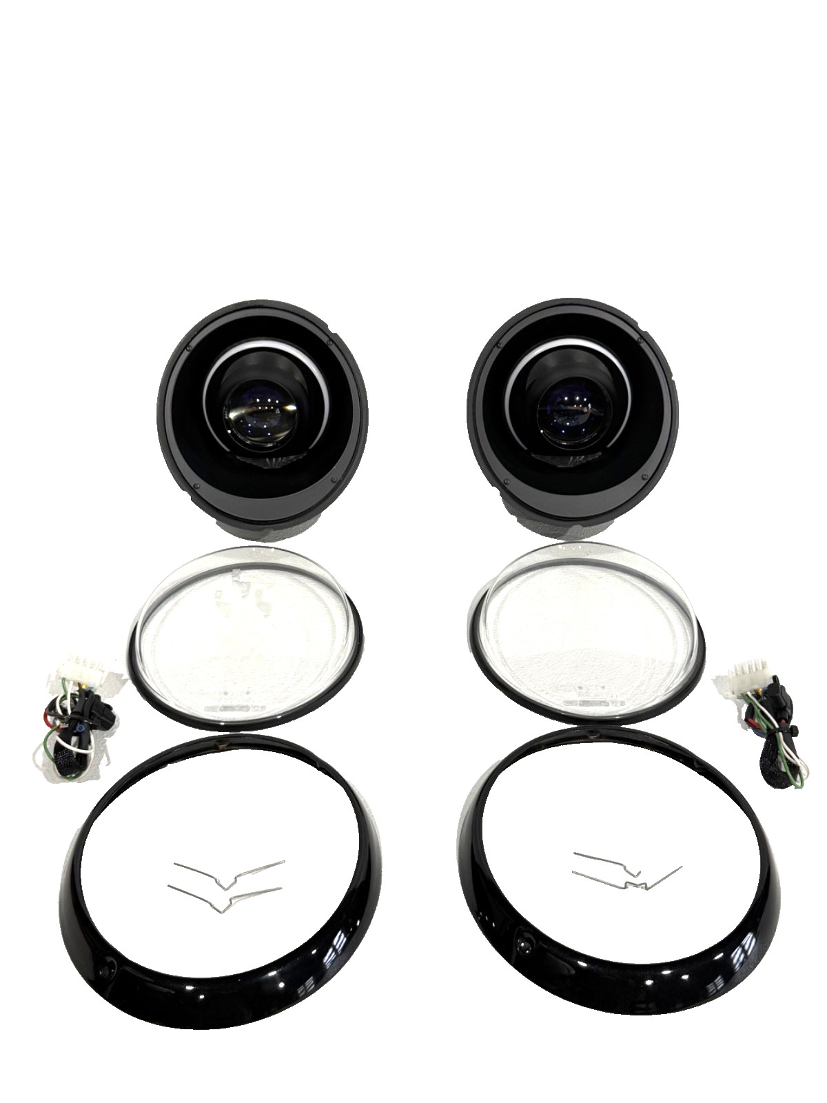 1965-1994 Porsche 911 964 9Eleven Raven Black Projector Bi-LED Optic Headlights