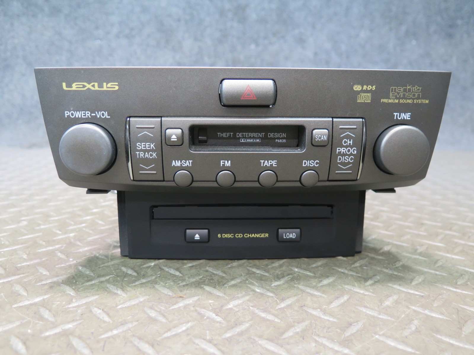 04-06 LEXUS LS430 MARK LEVINSON RADIO CASSETTE CD PLAYER RECEIVER HEAD UNIT OEM