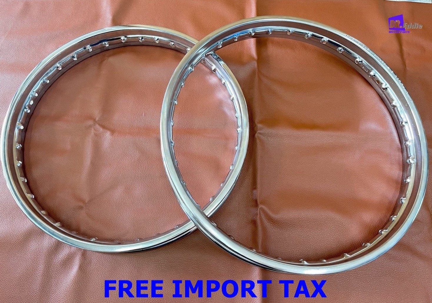 Fit Suzuki GT380  Front & Rear Steel  Wheel Rim Set **bi4688**