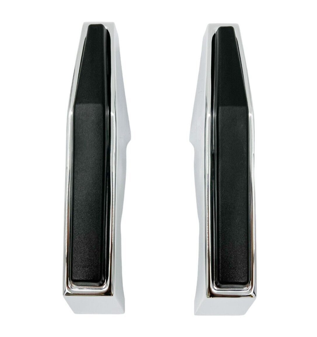Pair Chrome Front Bumper Guards For 1973-1980 Chevy & GMC Pickup Truck