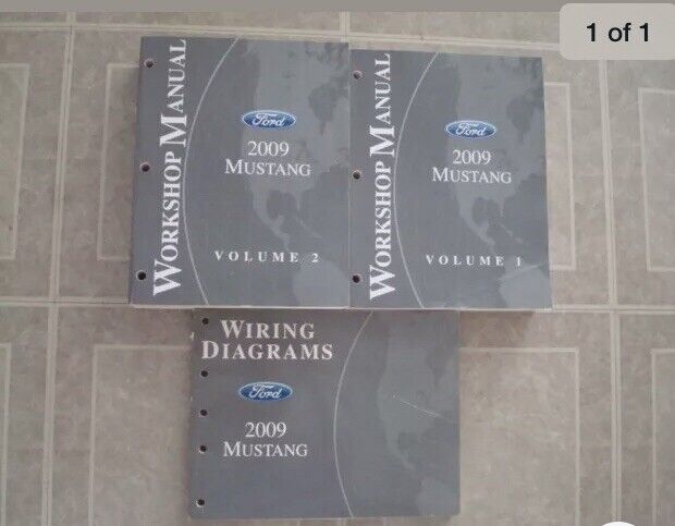 2008/2009 Ford Mustang Cobra Shelby Mach Gt Shop Service Repair Manual Factory