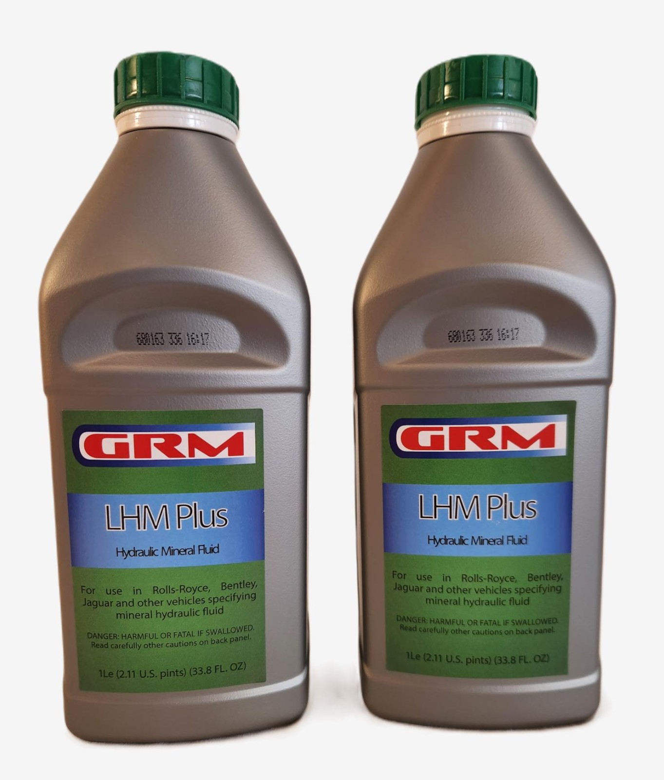 GRM LHM+ Hydraulic Brake and Suspension Fluid - 1 Liter - 2 pack