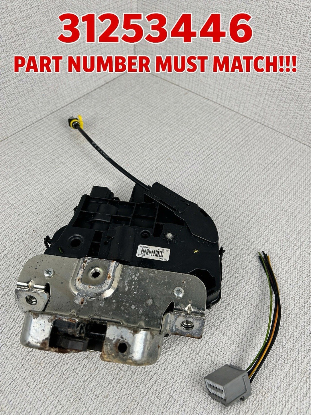 ✅OEM 2008-10 Volvo V70 XC70 III Rear Liftgate Trunk Lock Actuator Latch 31253446 ✅OEM 2008-10 Volvo V70 XC70 III Rear Liftgate Trunk Lock Actuator Latch 31253446