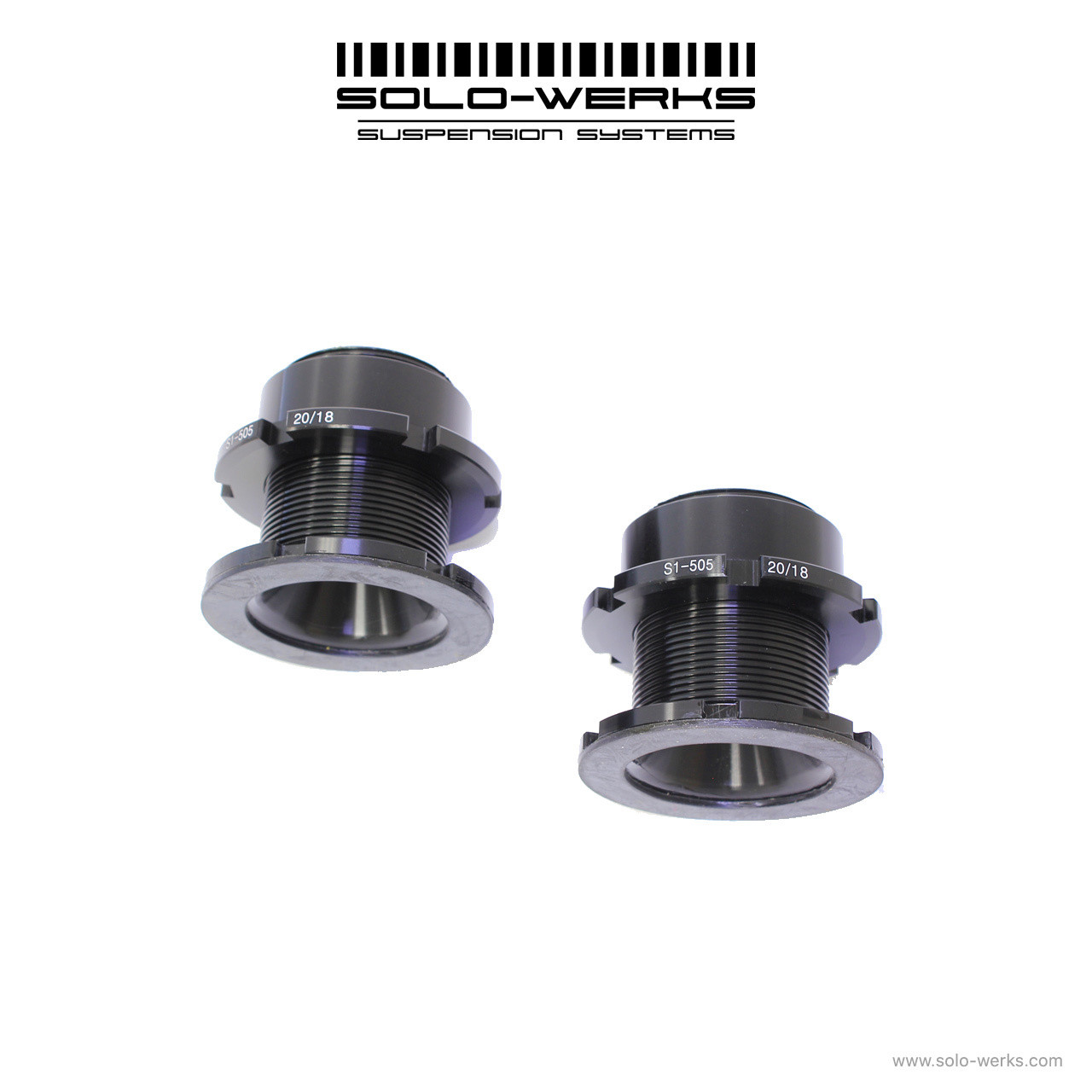 Solo Werks Rear Height Adjustable Spring Perches for VW MK5/6/7 Golf/Jetta PAIR
