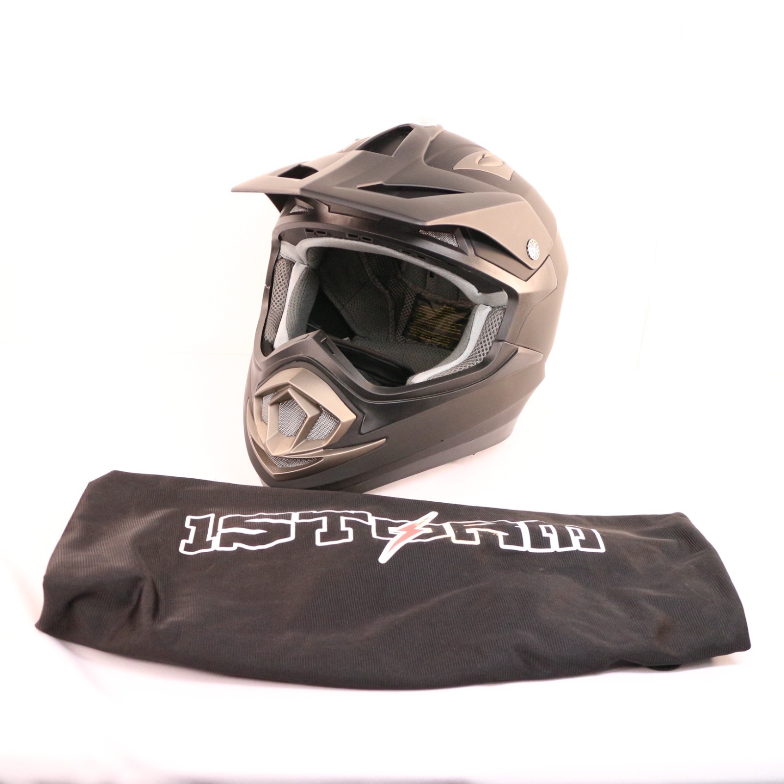 1Storm XP-14B Motocross Helmet DOT Certified Off-Road Dirt Motorcycle 2XL USED