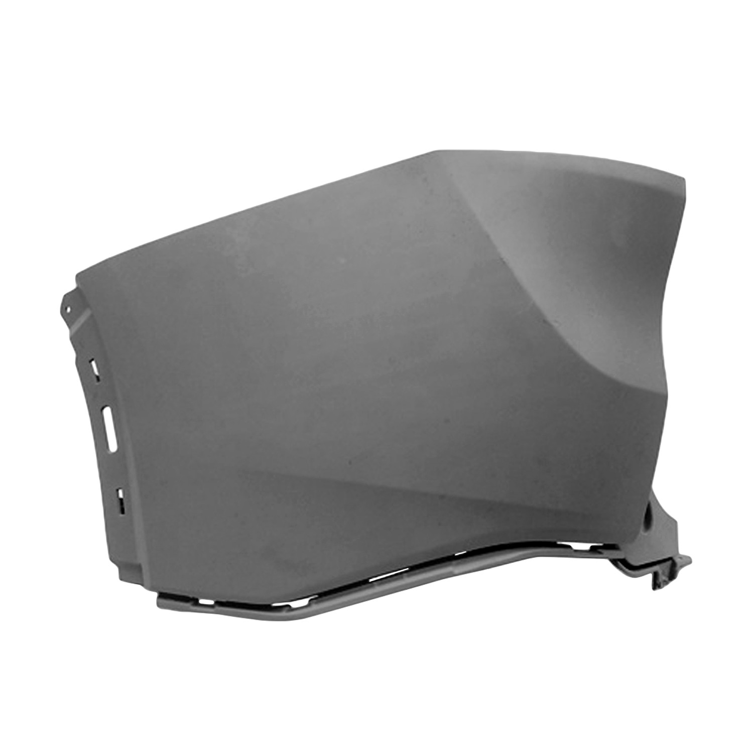 New CAPA Unpainted Rear Driver Side Bumper Cover Replaces 84460441 Use with or