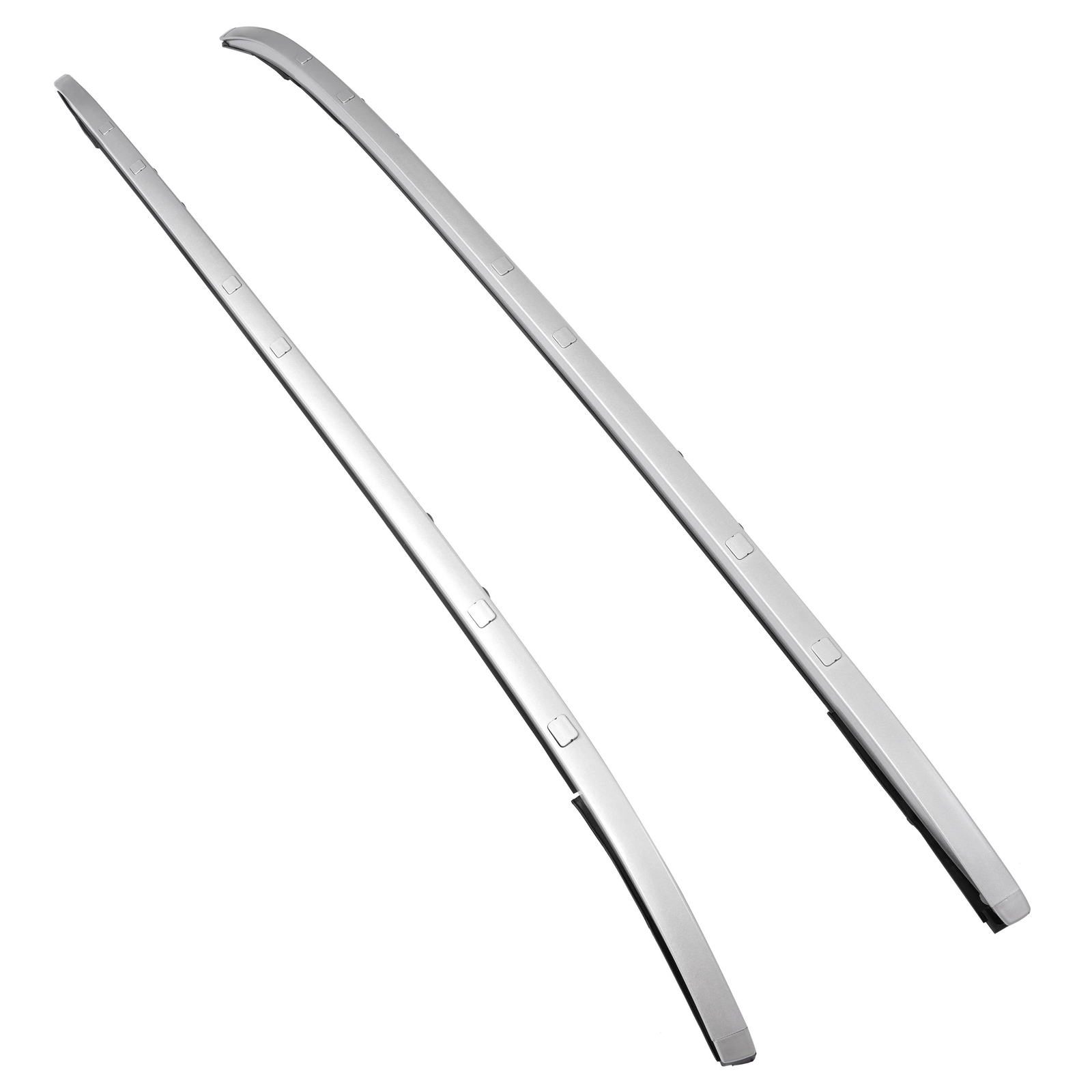 2Pcs White Roof Rack Side Rail Set For Mazda CX-5 CX5 2017-2024 Luggage Carrier
