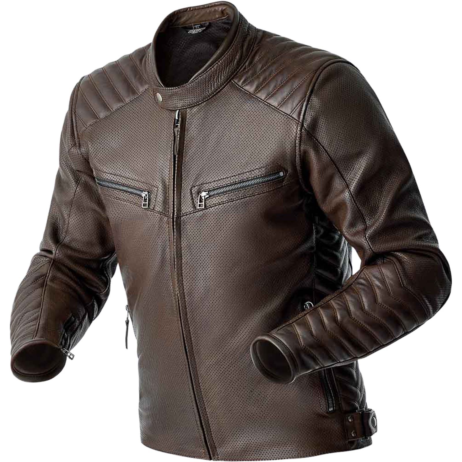 RST Moto Roadster Air D3O Jacket - Brown - Leather - Large 103638BRN-44