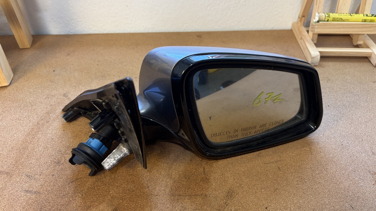 11-13 BMW F10 528i 535i 550i Right Mirror Surround View Camera BSM 51167283548