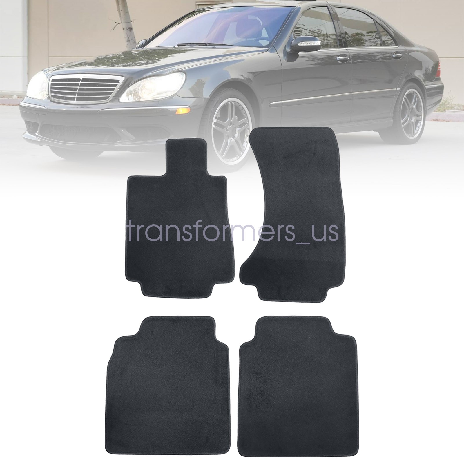 1998-2005 For Mercedes-Benz S-Class W220 Velour Floor Mats Carpet Anti-Slip New