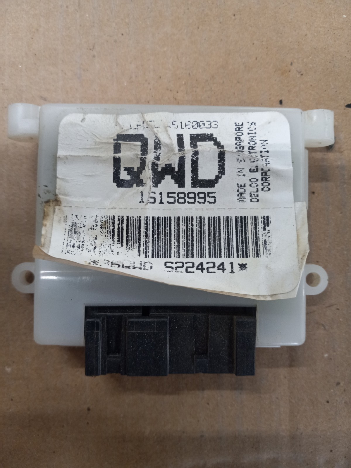 💥88-94 CHEVY/GMC C/K 1500 QWD DRAC VSS MODULE CONTROL SPEED SENSOR OEM 16158995 💥88-94 CHEVY/GMC C/K 1500 QWD DRAC VSS MODULE CONTROL SPEED SENSOR OEM 16158995