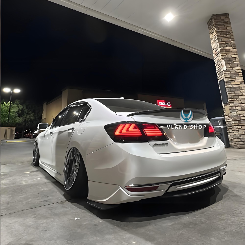 Pair SMOKE LED Tail Lights For Honda Accord 9th Gen Sedan 2013-2015 w/Sequential Pair SMOKE LED Tail Lights For Honda Accord 9th Gen Sedan 2013-2015 w/Sequential
