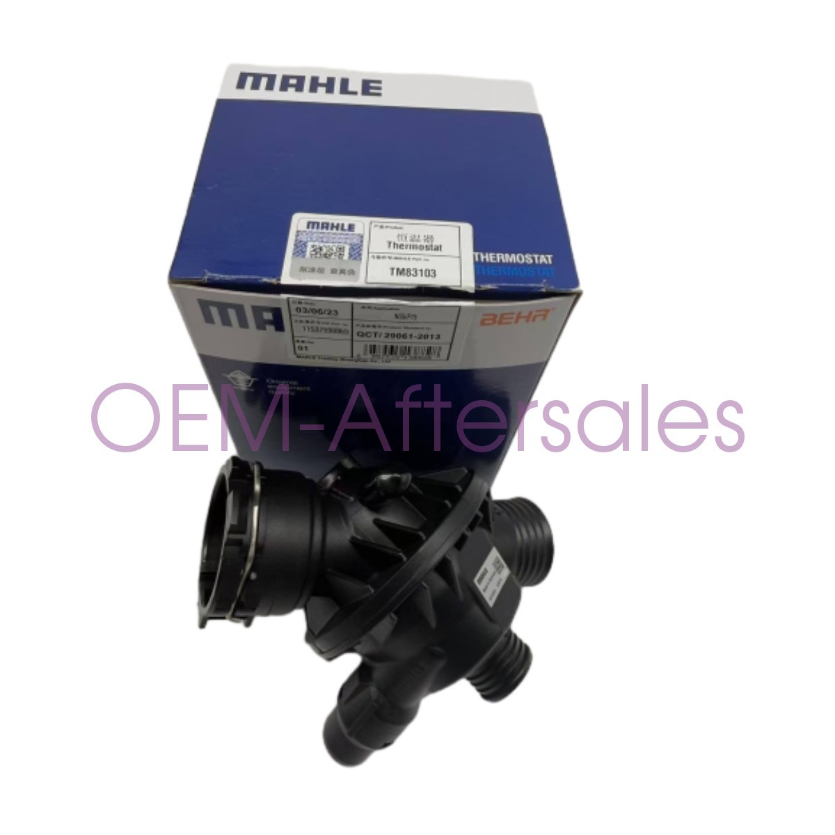 OEM Mahle Thermostat 11537598865 for 2014-2019 BMW 3.0T X5 X6