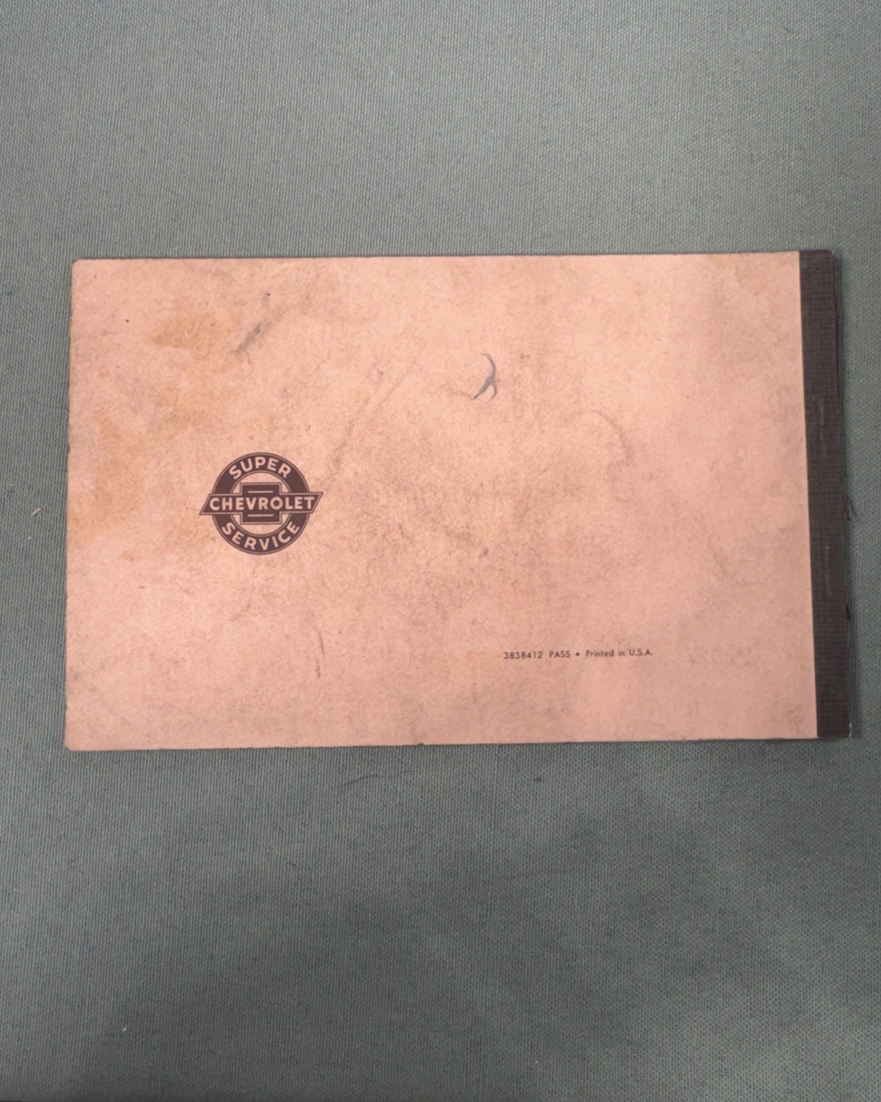 1963 ORIG. CHEVROLET/CORVETTE/IMPALA SS/CORVAIR PROTECTION PLAN/ MANUAL