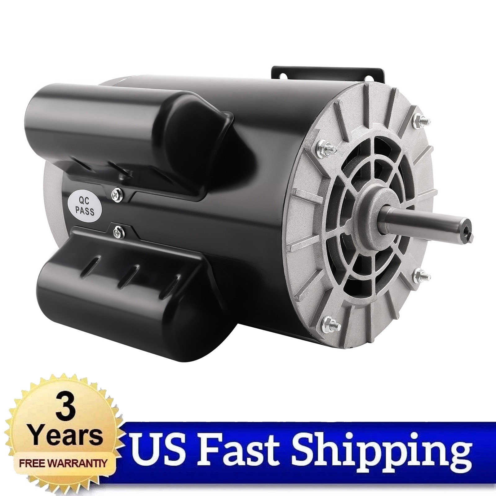 5HP Air Compressor Duty Electric Motor Single Phase 5/8\