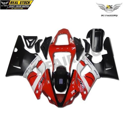 NT Red Black Injection Body Kit Fairing Fit for Yamaha YZF R1 2000-2001 n020sb
