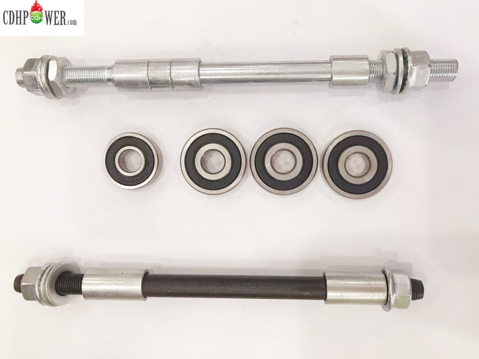 CDHPOWER Axles and Bearings Set of Alum Mag Wheel 26
