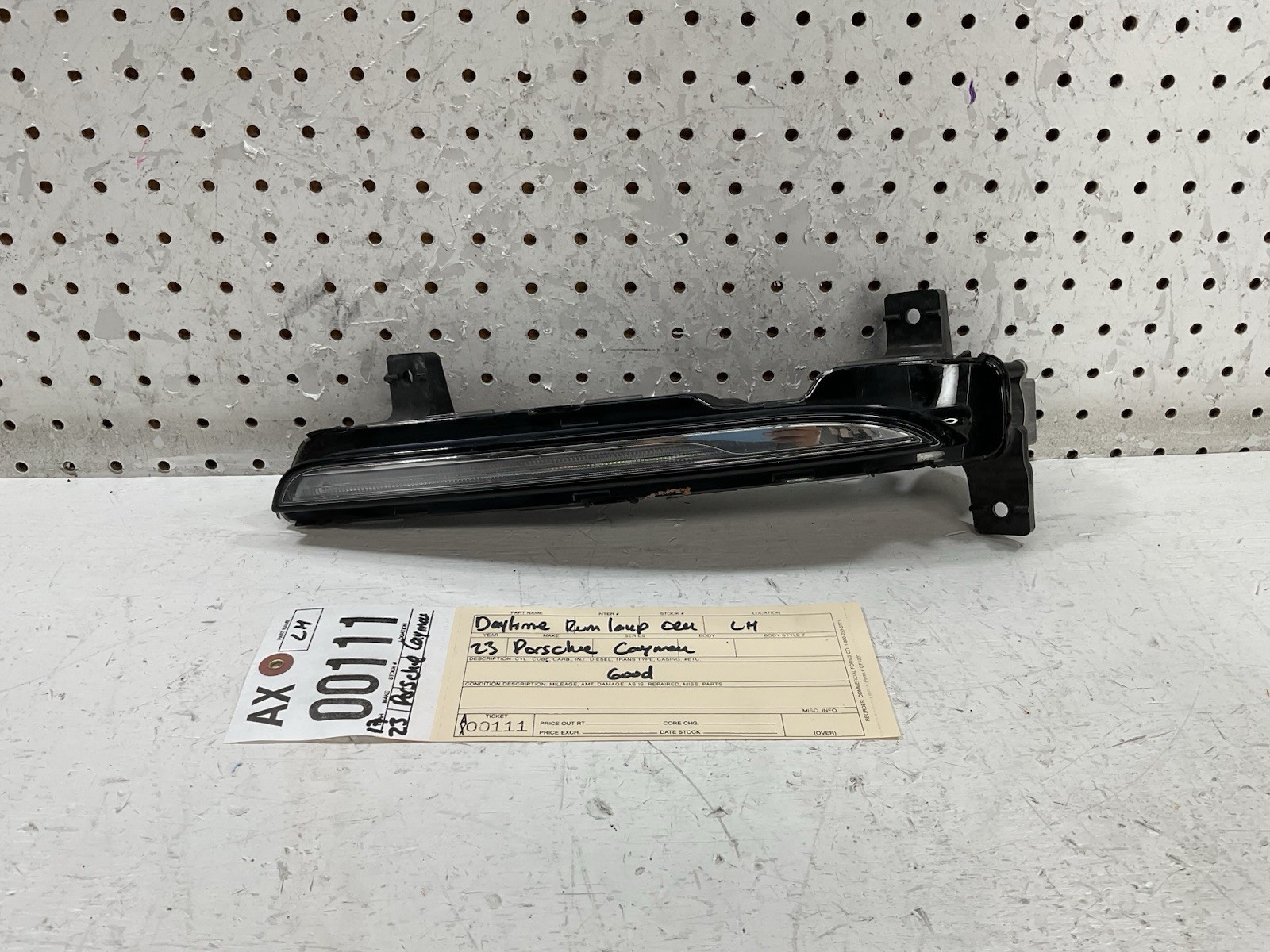 2017 2022 PORSCHE 982 CAYMAN BOXSTER RIGHT SIDE DAYTIME RUNNING LIGHT OEM