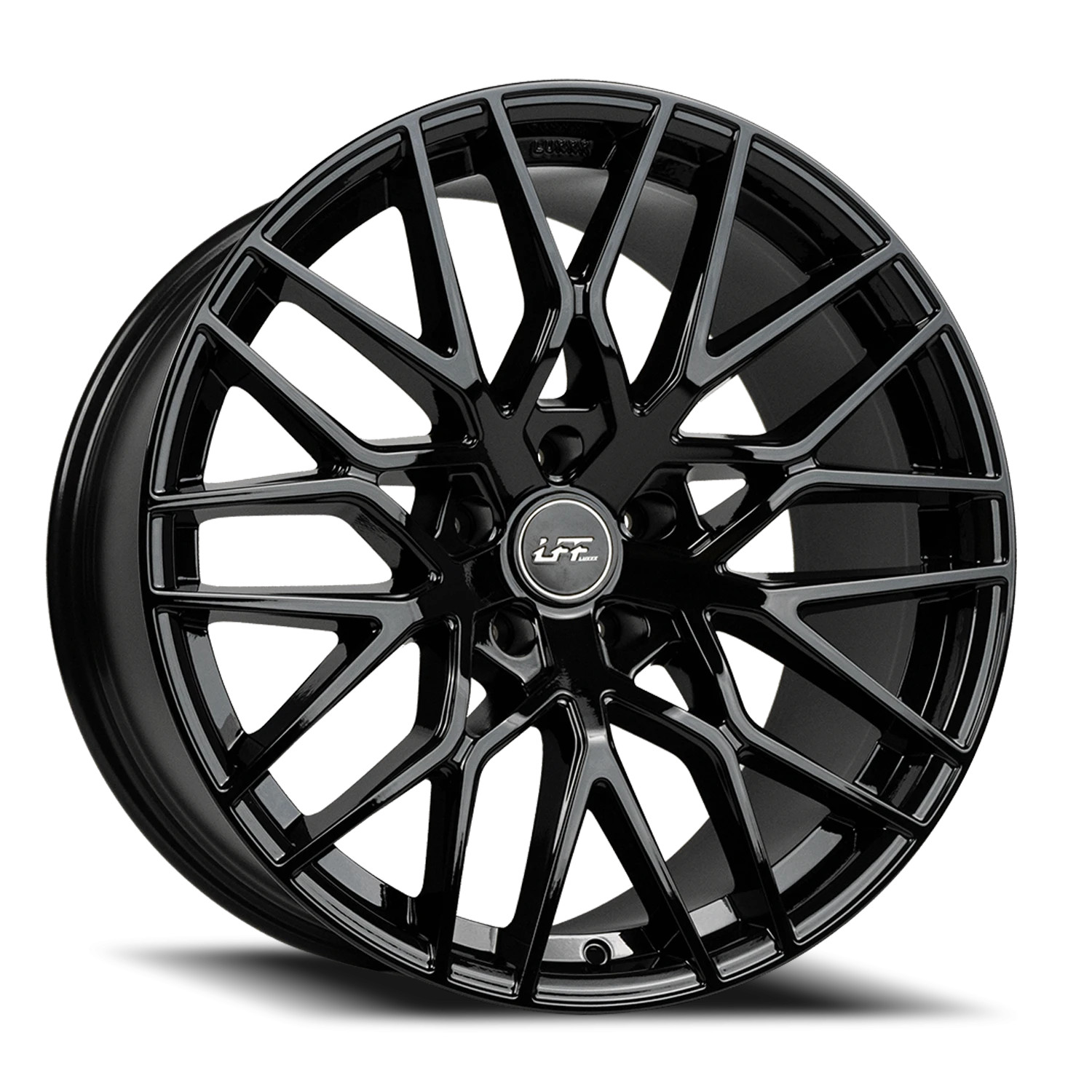 20x10.5 Luxxx LFF 01 Pista Gloss Black Wheel 5x4.5 (40mm)