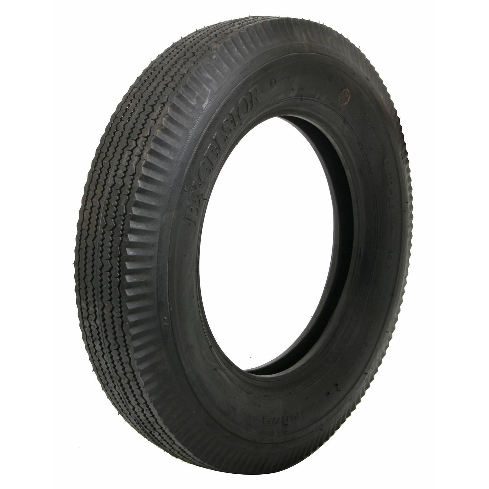 Coker Excelsior Tire 6.00-16 Bias-ply Blackwall 643530 Each