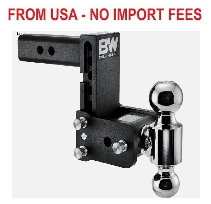 B&W Trailer Hitches Tow & Stow Adjustable Trailer Hitch Ball Mount - Tow & Stow B&W Trailer Hitches Tow & Stow Adjustable Trailer Hitch Ball Mount - Tow & Stow