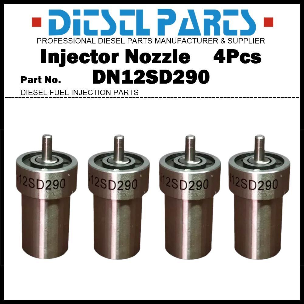 4Pcs Fuel Injector Nozzle 0434250153 DN12SD290 for FIAT Ducato Tipo Fiorino 1.7D