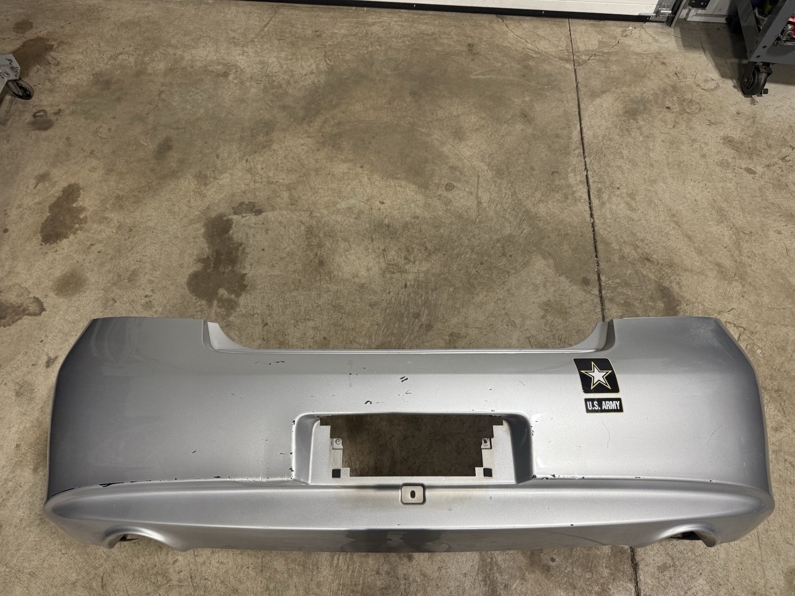 2010-2013 INFINITI G37 REAR BUMPER FACTORY OEM Silver - K23