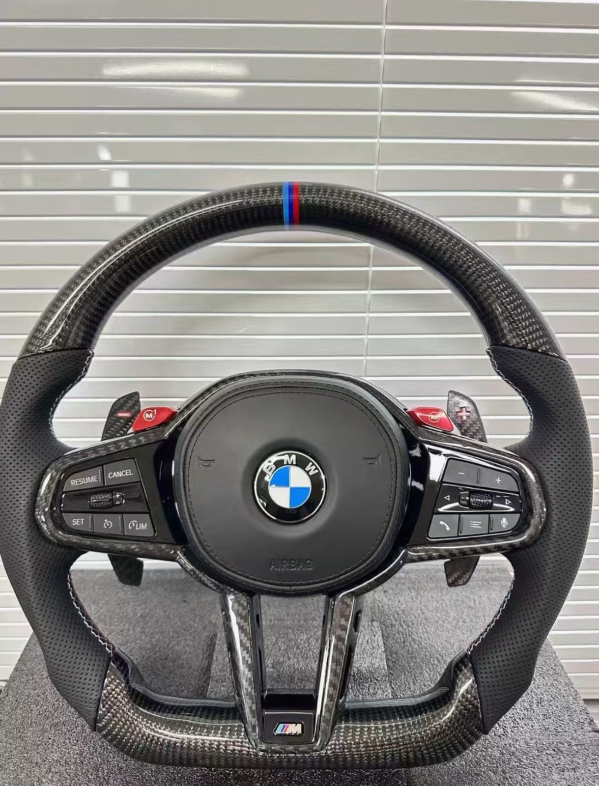 Custom CS Style Carbon Steering Wheel Fits BMW G20 G30 G80 M3 G82 M4 G Chassis