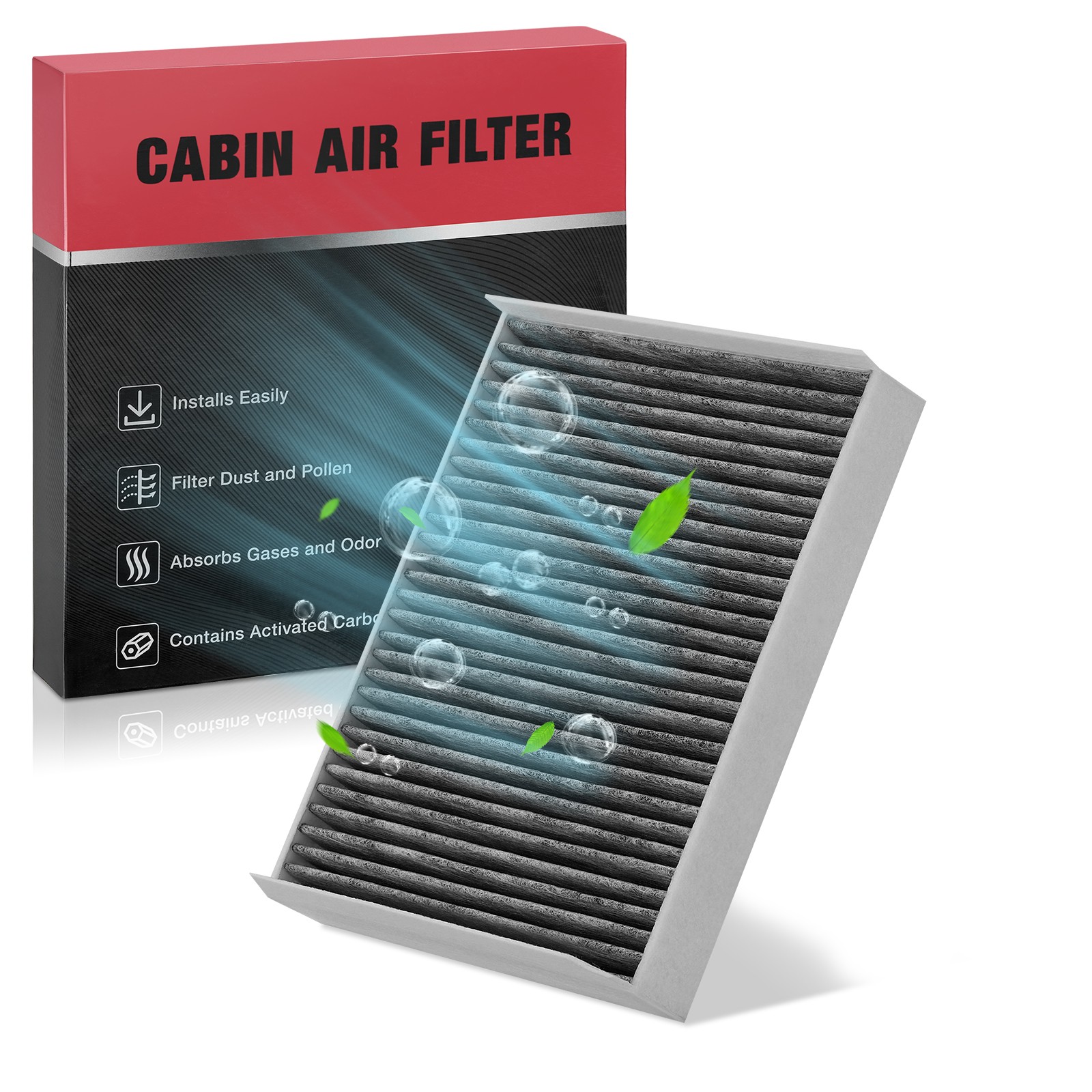 Activated Carbon Cabin Air Filter For 2015-2024 Mercedes-Benz C300 2.0L Front Activated Carbon Cabin Air Filter For 2015-2024 Mercedes-Benz C300 2.0L Front