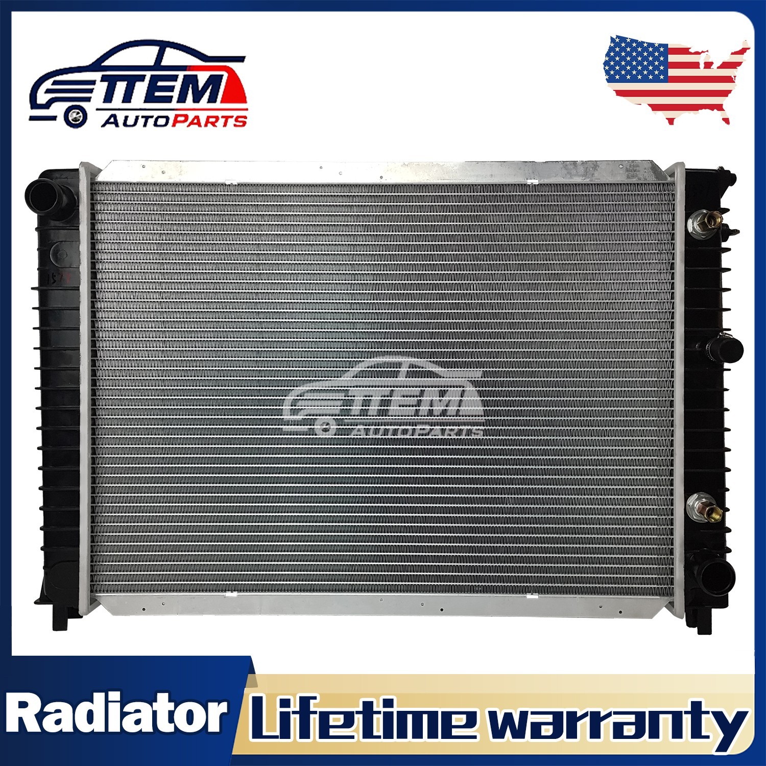 1577 Radiator Aluminum Fits 1987-1991 1992 Volvo 740 1992-1994 1995 940 2.3L NA
