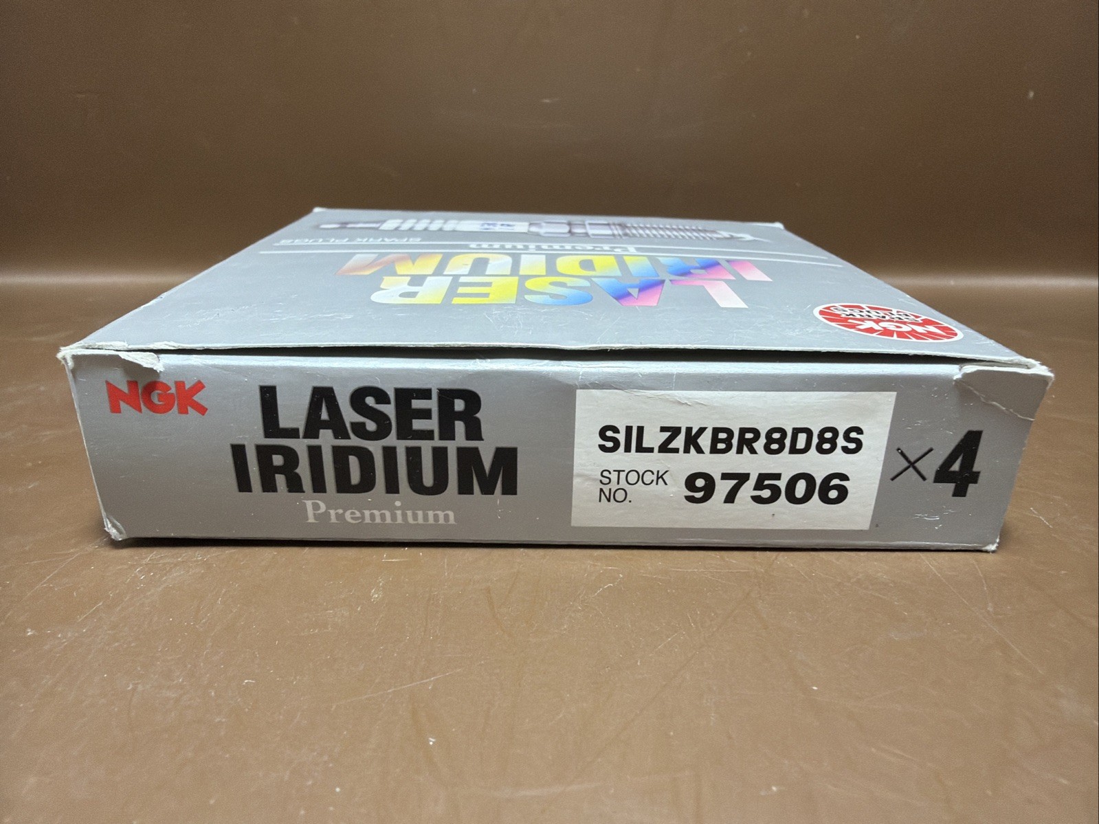 4 NEW OEM LASER IRIDIUM SPARK PLUGS NGK 97506 SILZKBR8D8S