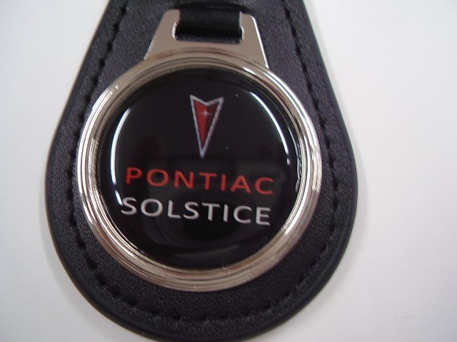 PONTIAC SOLSTICE LOGO KEY CHAIN LEATHER FOB PONTIAC SOLSTICE LOGO KEY CHAIN LEATHER FOB