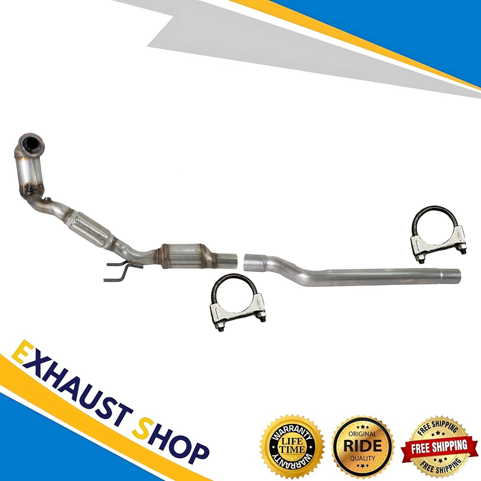 Front Catalytic Converter For 2018-2024 Volkswagen Tiguan 2.0L AWD Models Only.