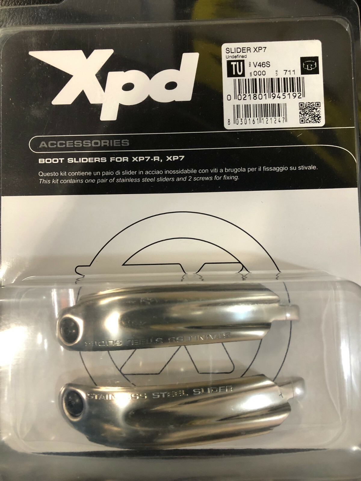 XPD Boot Sliders XP7 XP7-R Spidi toe sliders