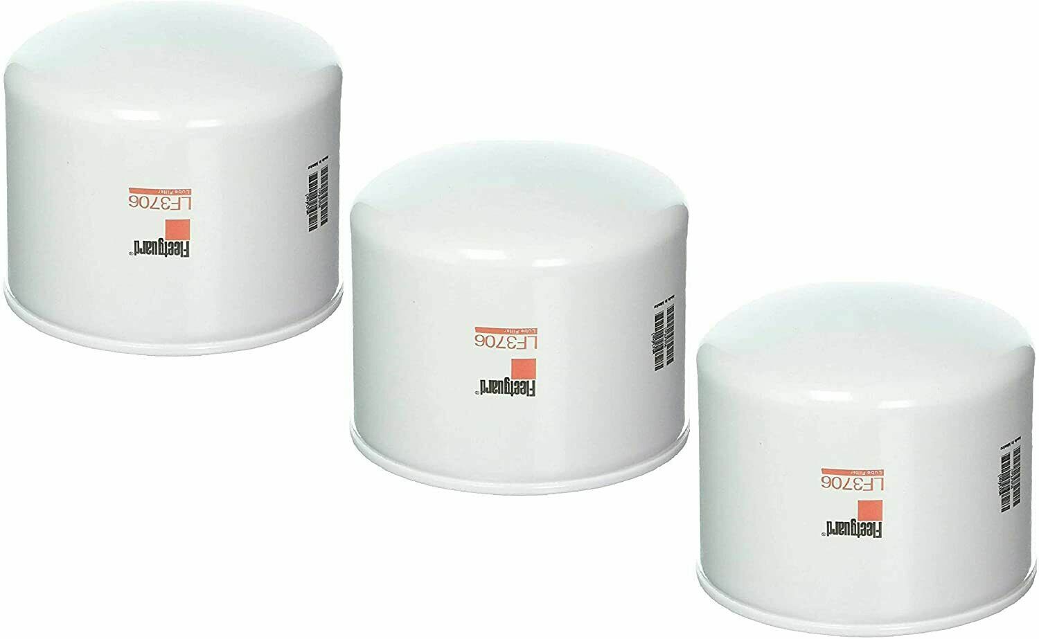 (3) LF3706 Fleetguard Oil Filter Lube Replaces Onan 122-0893 (3) LF3706 Fleetguard Oil Filter Lube Replaces Onan 122-0893
