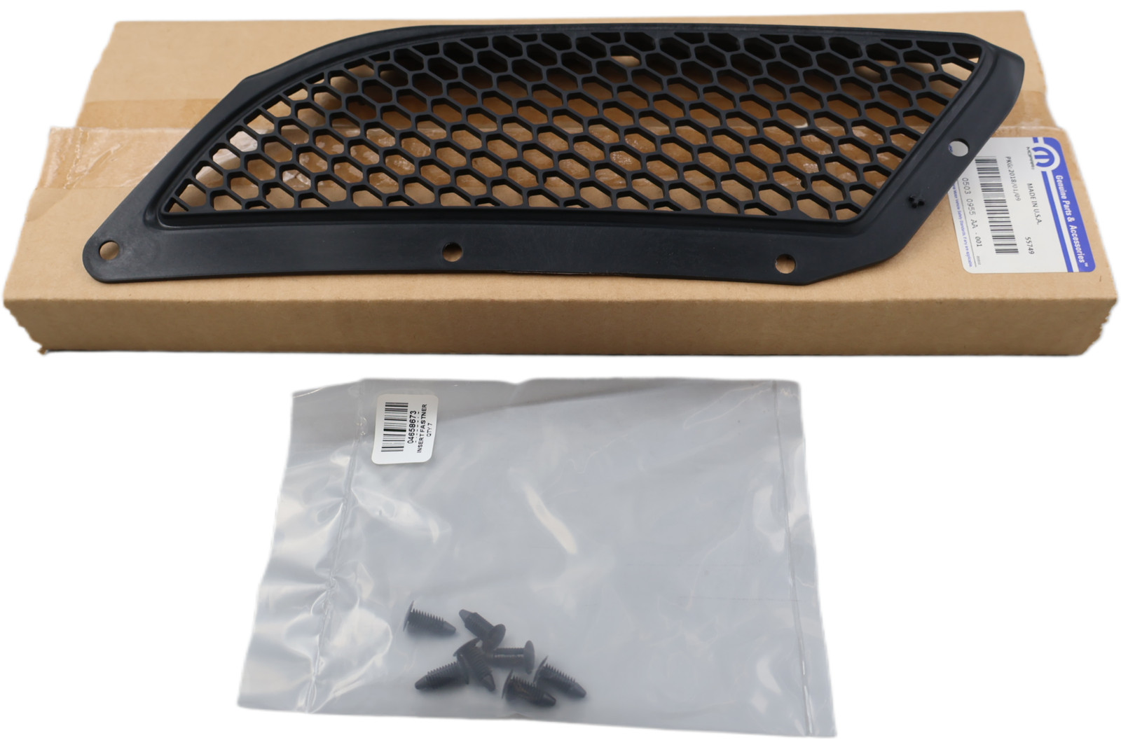 5030955AA NEW OEM 2008-2010 DODGE VIPER SRT-10 ACR AIR INLET HOOD SCREEN
