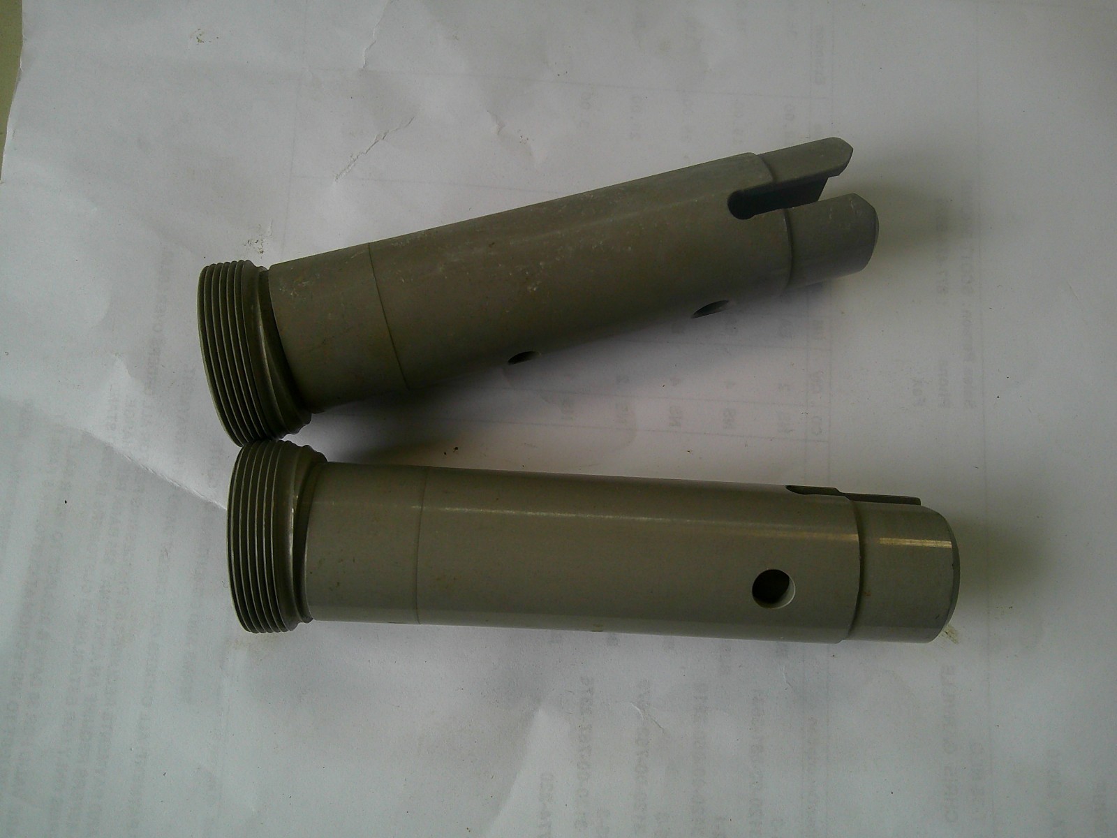 TWO EA  PRATT & WHITNEY VALVE STEM GUIDES FOR R-1830 RADIAL ENGINE P/N  17166P3