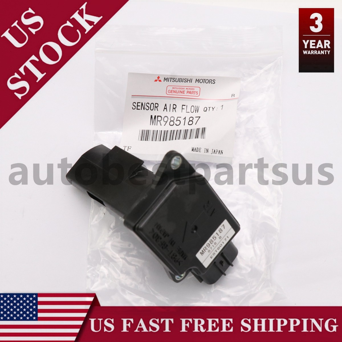  OEM for 2008-2015 Mitsubishi Evolution X Mass Air Flow Sensor Meter MAF